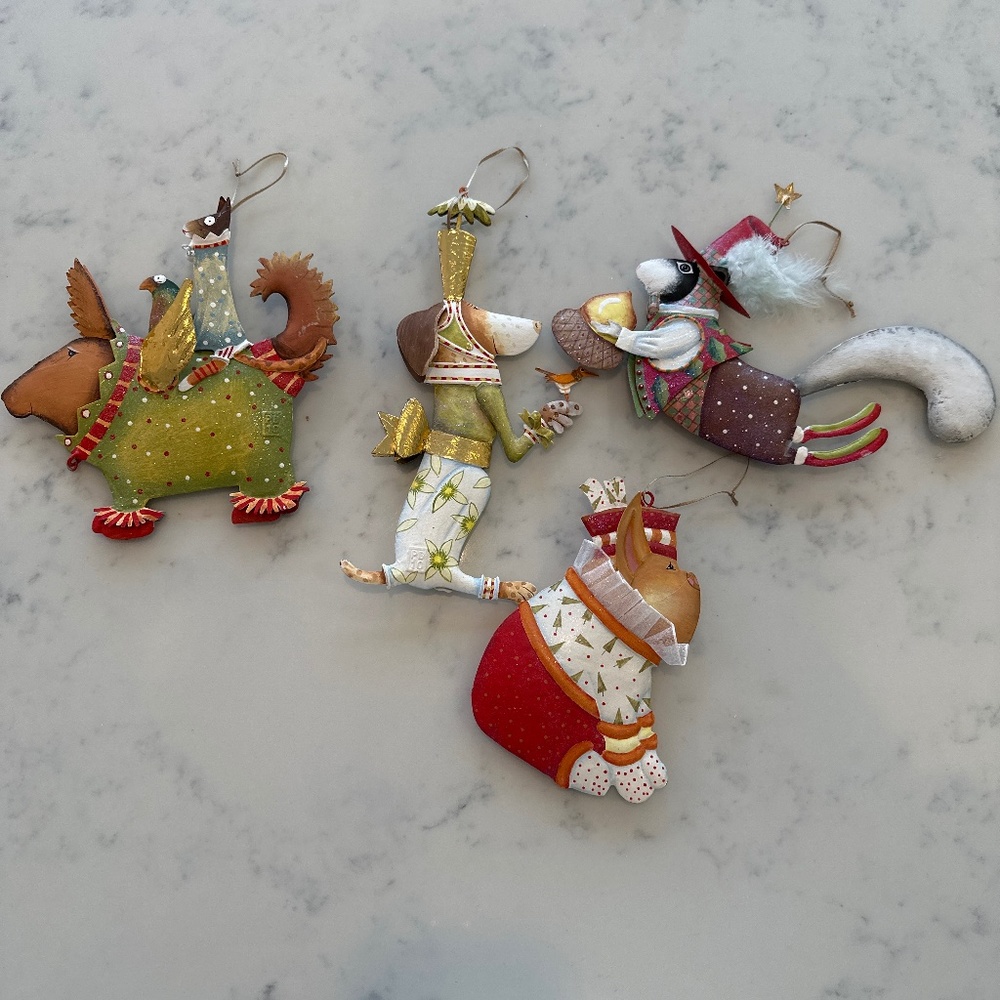 Patience Brewster metal ornaments Lot 2